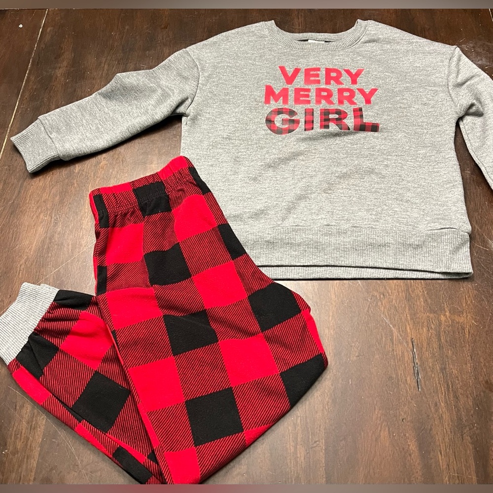 Very Merry Girl Christmas Pajamas